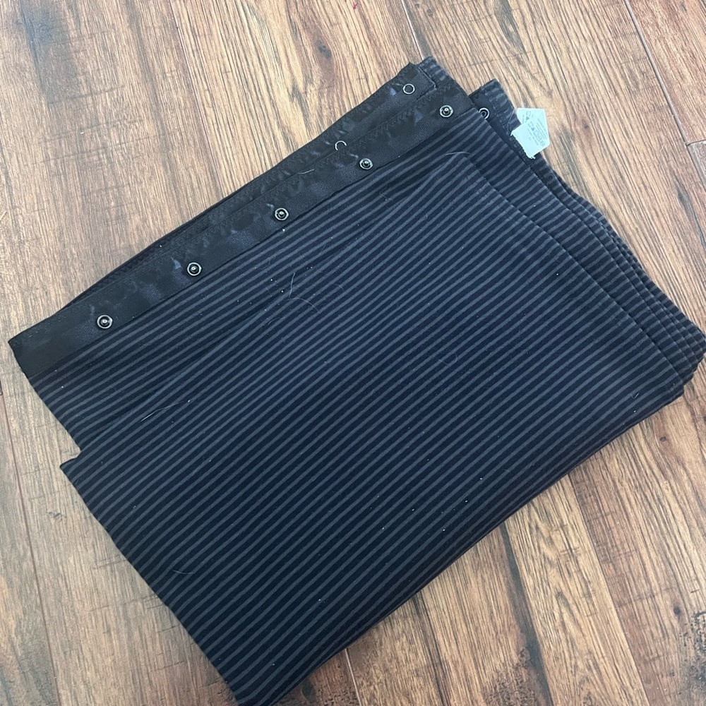 Lululemon Athletica Black and Gray Striped Apparel